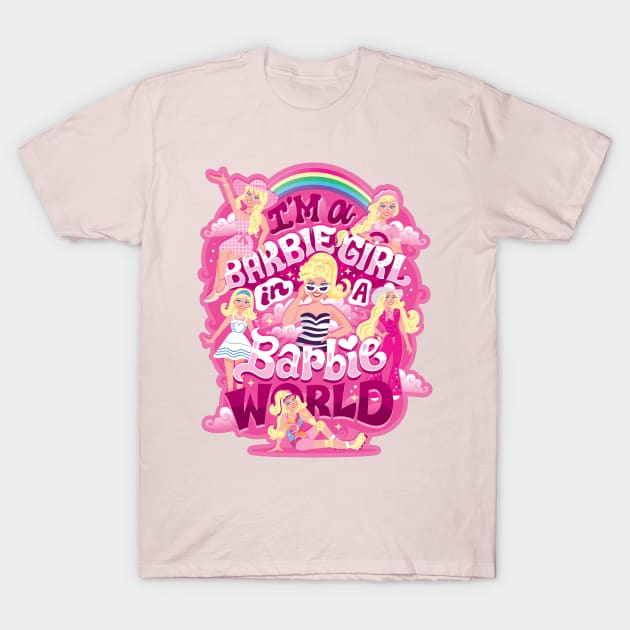 Pink World T-Shirt by risarodil